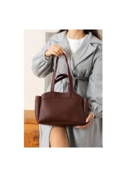 Rivina Women's Handbag and Shoulder Bag with Magnet Cover and Wallet Detail