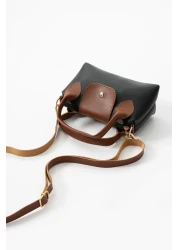 Judour Bags Women's Small Size Hand and Shoulder Bag with Faux Leather Handle