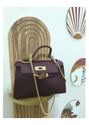 ikosga Claret Red Unique Bilbil Sofa Bag 20X14 cm Dimensions