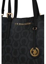 U.S. Polo Assn. Women's Black Shoulder Bag Us25163