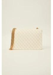 Ted Baker Oblique Monogram Chain Strap Shoulder Bag