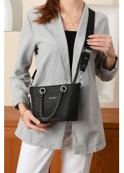 Just Polo حقيبة كتف وكتف نسائية قماش بولو