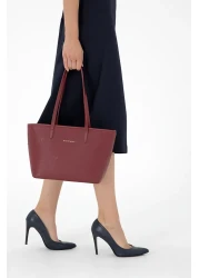 Pierre Cardin Claret Red Print Shoulder Bag 05Po24K1877