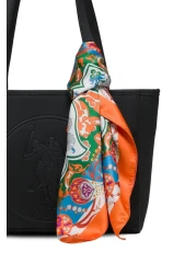 U.S. Polo Assn. Women's Shoulder Bag with Black Scarf Us3116 Online Exclusive