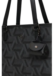 U.S. Polo Assn. حقيبة كتف نسائية سوداء Us25504