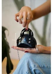 torime Mini Crossbody Bag with Stones