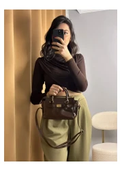 bagab حقيبة يد وكتف بنية