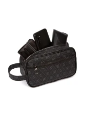 Adelina Bags Patterned Portfolio Travel Handbag and Mechanical Wallet Set