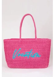 Defacto Women's Straw Shoulder Bag - B9076axns