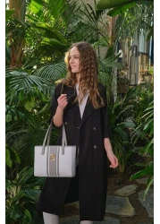 U.S. Polo Assn. White-A.Gray Women's Us8029 Online Exclusive Life Bag