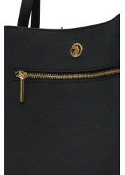 U.S. Polo Assn. Black Women's Shoulder Bag Us25656