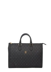 Pierre Cardin Black Monogram Women's Shoulder Bag 05PO23Y1709