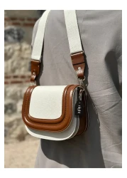 Night Fiona Model Linen Tan - Women's Hand and Shoulder Bag