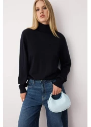  Shoes حقيبة يد وكتف بيضاوية صغيرة للنساء من بيبي بلو ذات استخدام مزدوج TAKSS25OC00091