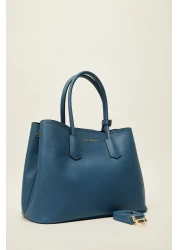 Ted Baker Printed Large Leather Handbag