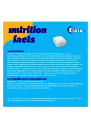 ريغلي إكسترا ريفريشرز علكة بنكهة النعناع المنعشة الخالية من السكر 67 غرام