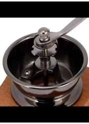 Radiotronics Coffee Grinder - Manual Bean Grinder Household Mini Retro Style Coffee Milling Machine Kitchen Accessories