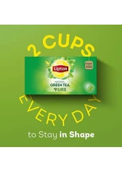 شاي أخضر نقي من ليبتون، 100 كيس شاي