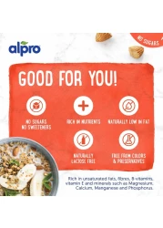Alpro Almond Unsweetened Drink, 100% Plant-Based, Lactose Free 1L + Pack of 2