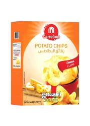 كارفور رقائق البطاطس بالجبنة 23 غرام حزمة من 12