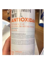 فيتامين ويل مشروب صحي مضاد للأكسدة بنكهة الخوخ 500 ملل