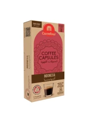 كارفور إندونيسيا قهوة محمصة داكنة 10 كبسولات