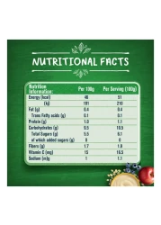 جيربر حبوب وفواكه عضوية مع التفاح والتوت الأزرق والشوفان، 110 غرام