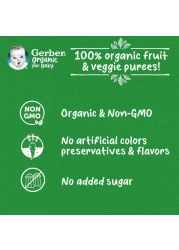 Gerber Organic Puree with Apple, 90g
