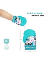 Disney Mickey Mouse Baby Teething Mitten Chew Toy Green