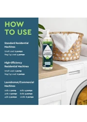 PuracyLiquid Enzyme Laundry Detergent 14 Dioxane Free Natural ScentFree Gentle Laundry Detergent Liquid Concentrate Laundry Pouch with Stain Fighting Enzymes Free Clear 16 fl oz 64 Loads