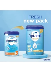 Aptamil Advance Junior Growing Up Milk Formula Palm Oil Free Stage 3 1 To 3 Years 800g