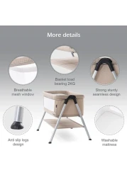 Teknum SLEEPZEN 2 Bedside Crib Bassinet - Ivory