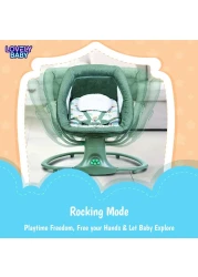 Mastela 3-in-1 Deluxe Swing &amp; Bassinet LB08105 &ndash; Multi-Functional Baby Sleeper w/ Remote, Adjustable Speeds, for Infants up to 3 Years Old -