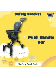 Lovely Baby Light Weight Traveller Stroller For Kids LB 717 - Blue