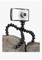 Joby - GorillaPod Flexible Mini-Tripod With Ball Head 7inch Black/Silver
