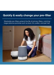 Blueair Genuine Prefilter Fabric Cover For Blue Max 3350I Air Purifier In Seabed Blue