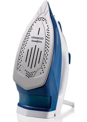 Kenwood Steam Iron 2600W With Ceramic Soleplate, Auto Shut-Off, Anti-Drip, Anti-Calc, Self Clean, Continuous Steam, Steam Burst, Spray Function Stp75.000Wb, White/Blue