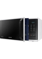 سامسونج فرن مايكروويف سولو 23 لتر، أبيض/أسود - MS23K3513AW