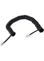 Telephone Phone Handset Cable Cord, Stretch Length: 2m Landline Phone Handset Cable Cord