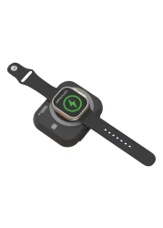 سويس ميليتري بنك طاقة محمول لاسلكي مغناطيسي باللون الأسود بقوة 5000 مللي أمبير في الساعة وقوة 20 وات