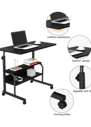 مكتب الكمبيوتر ، مكاتب المكتب المنزلي ، مكتب كمبيوتر محمول قائم قابل للتعديل للمساحات الصغيرة ، طاولة مكتب عمل محمولة للدراسة ، مكتب ألعاب كمبيوتر حديث مع تخزين لغرفة النوم