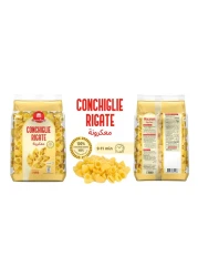Carrefour Conchigle Rigate Pasta 400g Pack of 3