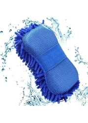 Generic Car Wash Glove Car Hand Soft Towel Microfiber Chenille Car Cleaning Sponge Block Car Washing Supplies
