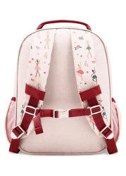 Simple Modern Medium Toddler Backpack for School Girls and Boys Kindergarten Elementary Kids Backpack Fletcher Collection Kids 15 tall Pink Ballerina