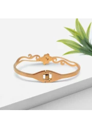 سوار عصري للنساء من JANNAH | سوار عصري للنساء من JANNAH | سوار معصم مرصع بأربع أوراق برسيم مرصع بالزركونيا المكعب للنساء