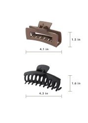 Claw Clips for Thick Thin Curly Hair 8 Pack Big Hair Claw Large Hair Clips NonSlip Accessories for Women Girls