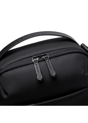 Arctic Hunter Unisex Side Sling Bag Water Resistant Anti-Theft Small Daypack Crossbody Bag for Travel Office Business K00579 Black