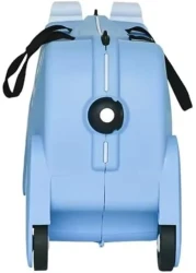 Children&#39;s Ride-On Suitcase with Wheels - Cute Cartoon Rolling Luggage for Kids, Travel &amp; Outdoor Fun(Blue)