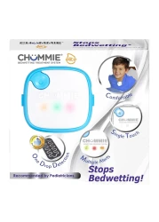 Chummie Elite Bedwetting Alarm for Children and Deep Sleepers Award Winning Bedwetting Alarm System with Loud Sounds and Strong Vibrations Blue