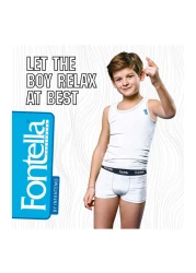 Fontella Cotton Underwear Set for Boy 800104 White 4 Years